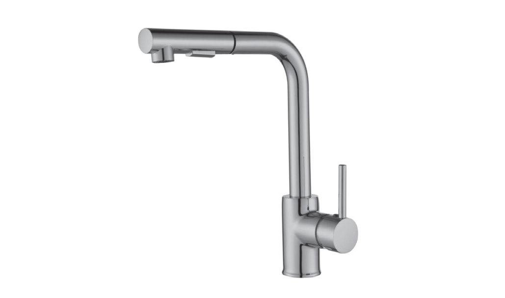 Streamline Cavalli Alta 12.37" Single Handle Pull Out Dual Spray Kitchen Faucet - Renoz