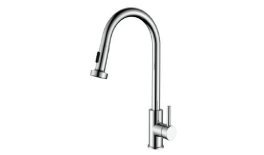 Streamline Cavalli Titra 16.16" Single Handle Pull Down Dual Spray Kitchen Faucet - Renoz