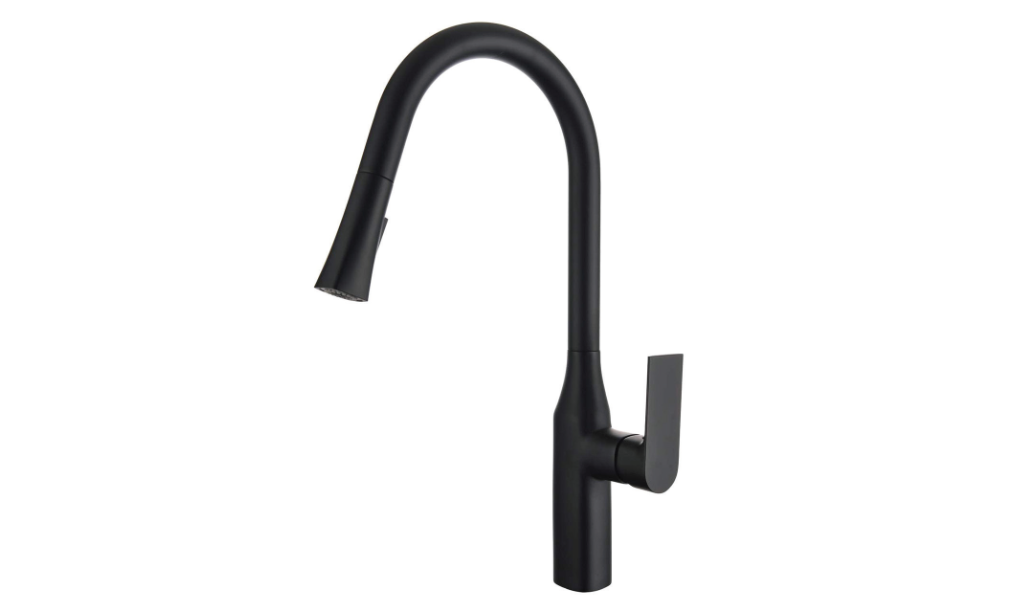 Streamline Cavalli Anatra 18.5" Single Handle Pull Down Dual Spray Kitchen Faucet - Renoz