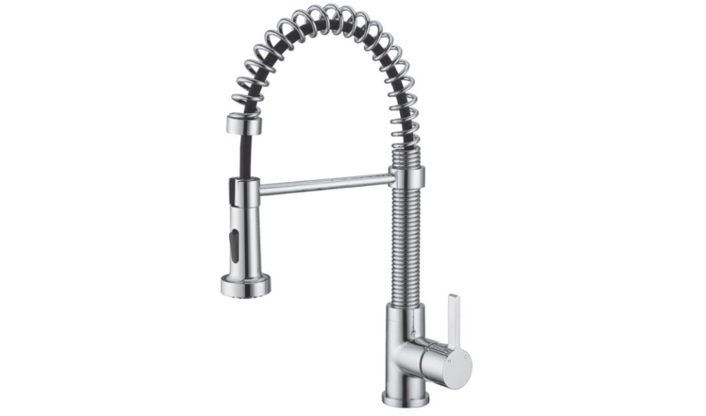 Streamline Cavalli Bremner 18.5" Single Handle Pull Down Dual Spray Kitchen Faucet - Renoz