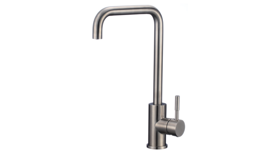 Streamline Cavalli Martini 14.75" Single Handle Stainless Steel Kitchen Faucet - Renoz