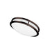 Dainolite Dimmable LED Ceiling Flush Mount, Bronze Finish - Renoz