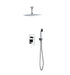 Kube Bath Aqua Piazza Shower Set With 12