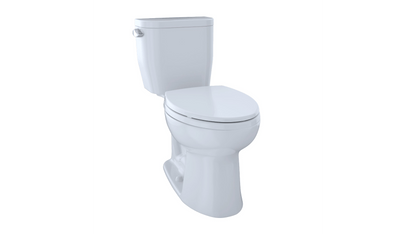 Toto Entrada Close Coupled Elongated Toilet 1.28GPF (Seat Sold Separately) - Renoz