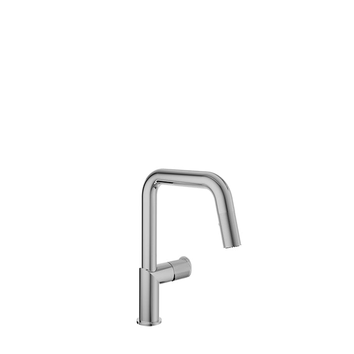 Baril Single Hole Kitchen Faucet With 2 Jet Pull-out Spray (VISION IV)