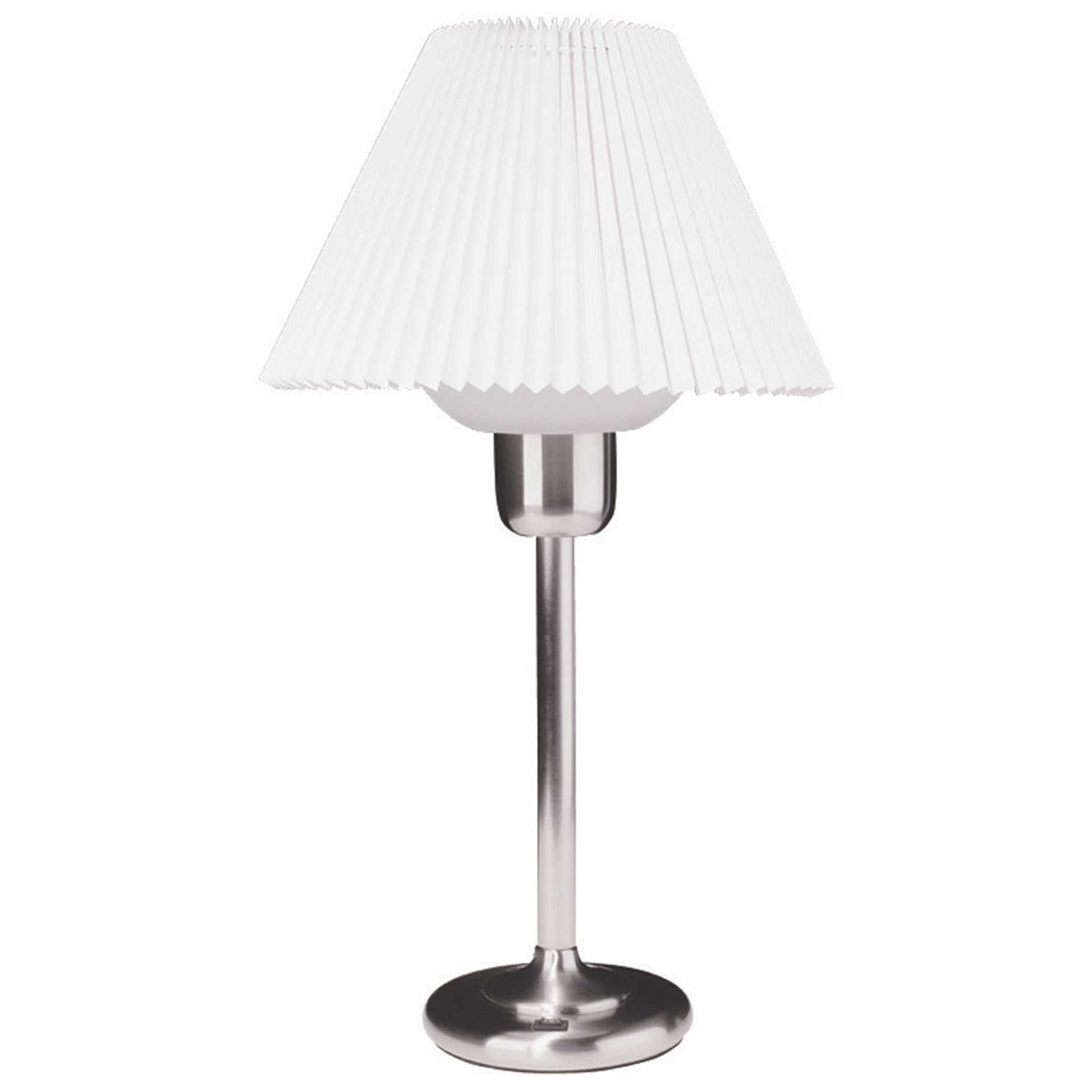 Dainolite Satin Chrome Table Lamp with 200 Watt Bulb included - Renoz