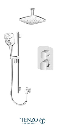 Tenzo - Delano T-box Shower Kit 2 Functions (Pressure Balance)