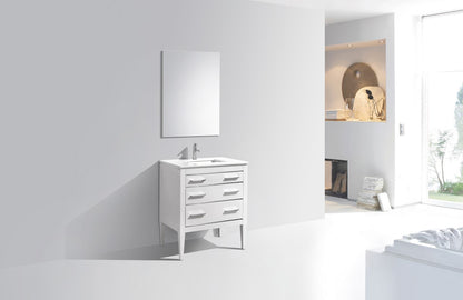 Kube Bath Eiffel Vanity Collection Single Sink and Double Sink - Renoz