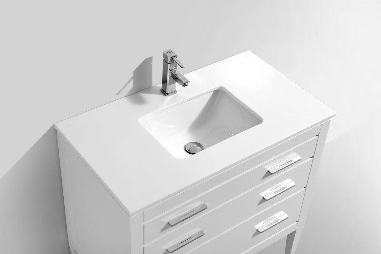 Kube Bath Eiffel Vanity Collection Single Sink and Double Sink - Renoz