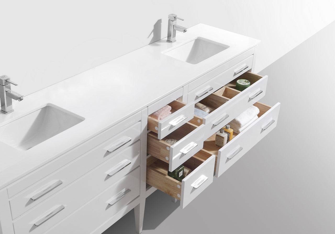 Kube Bath Eiffel Vanity Collection Single Sink and Double Sink - Renoz