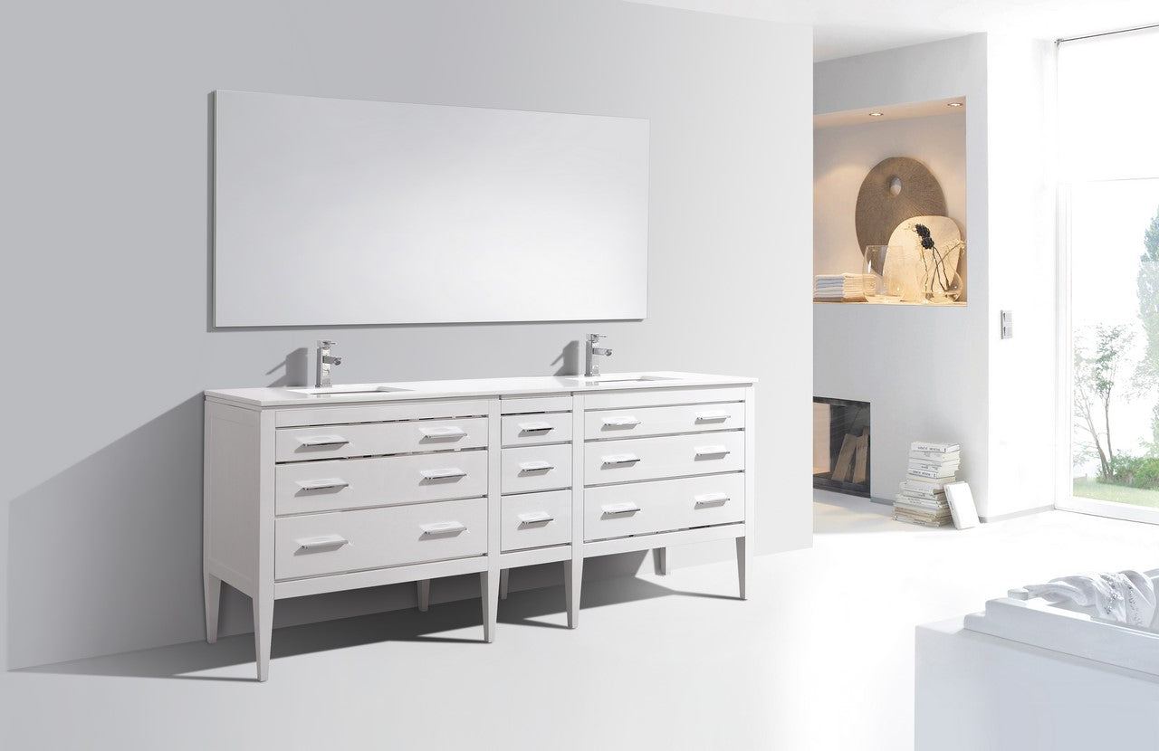 Kube Bath Eiffel Vanity Collection Single Sink and Double Sink - Renoz