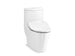 Kohler Reach Curv One-Piece Compact Elongated Dual-Flush Toilet With Skirted Trapway And Hidden Cord Design - Renoz