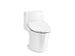 Kohler Veil One-Piece Elongated Dual-Flush Toilet With Skirted Trapway And Concealed Cords - Renoz