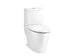 Kohler Reach Curv One-Piece Compact Elongated Dual-Flush Toilet With Skirted Trapway - Renoz