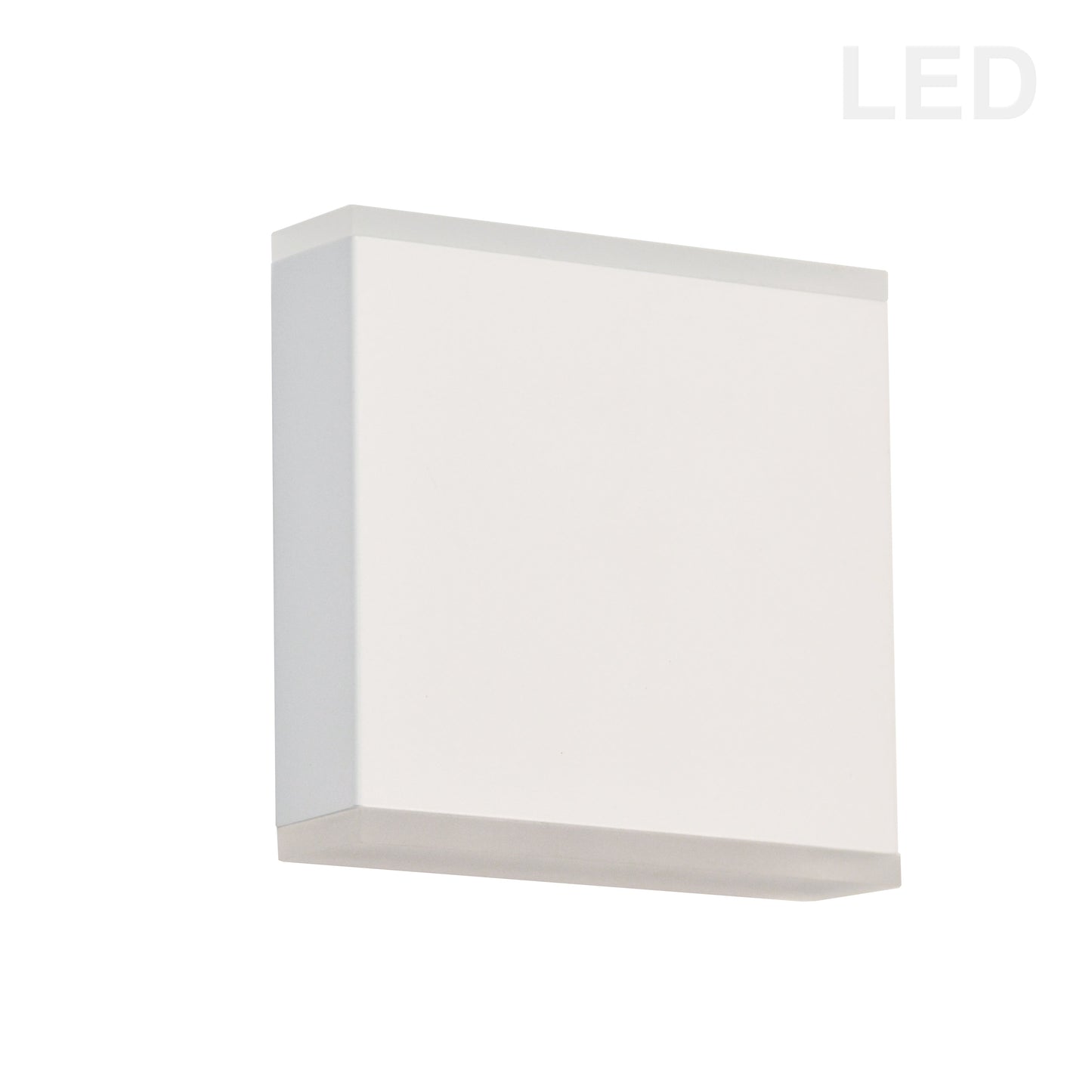 Dainolite 15W LED Wall Sconce, Matte White with Frosted Acrylic Diffuser - Renoz