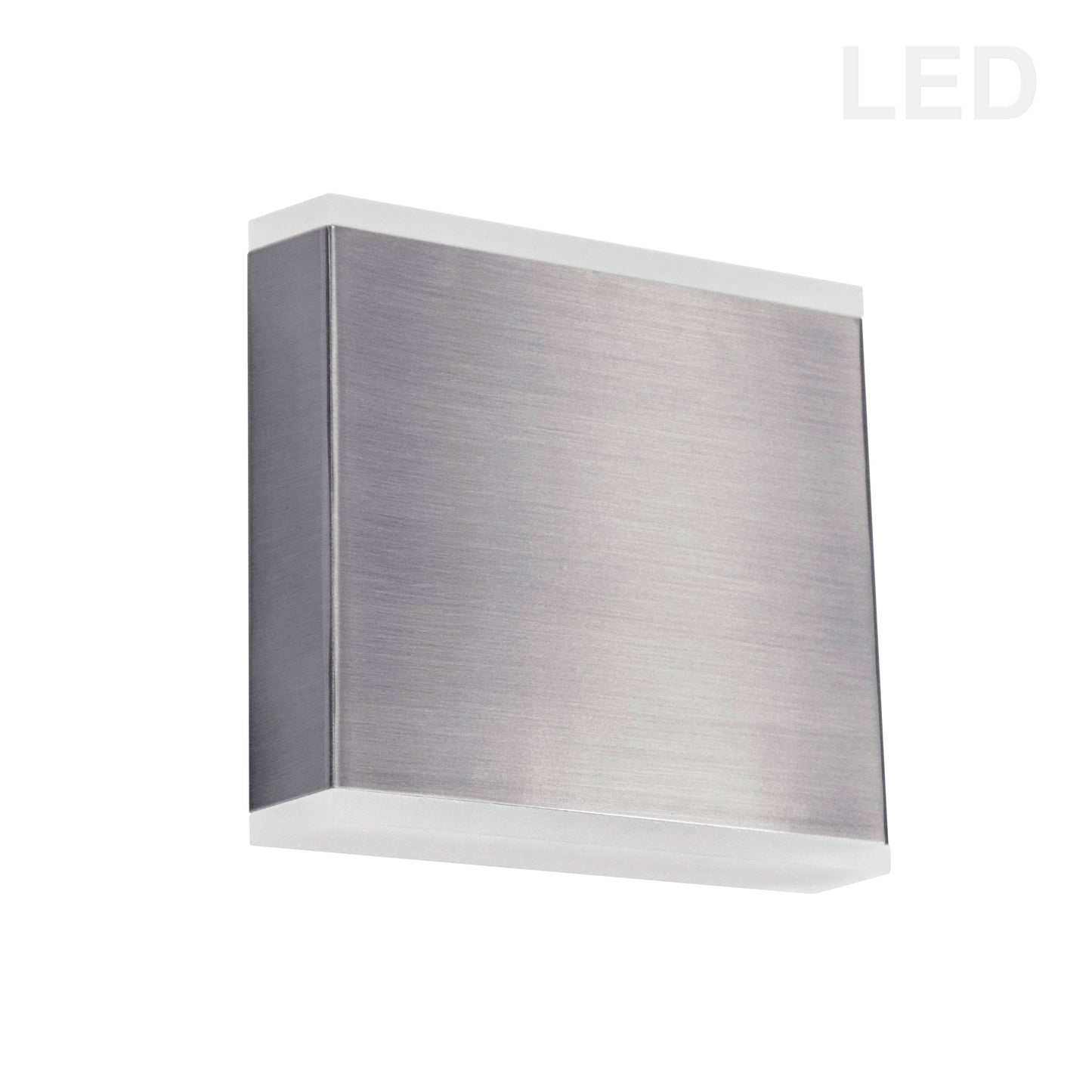 Dainolite 15W LED Wall Sconce, Satin Chrome with Frosted Acrylic Diffuser - Renoz