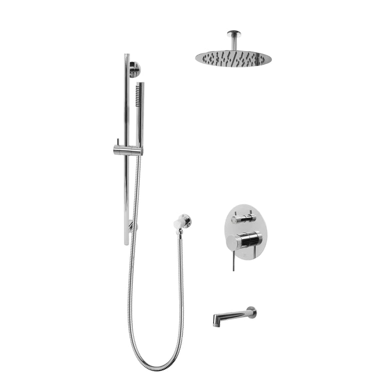 Kodaen Noho 3-Way Pressure Balanced Shower System W/ Sliding Bar F55200-W10ATS