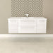 Cutler Silhouette Collection 48″ 2 Drawer / 2 Door Wall Hung Bathroom Vanity White Chocolate - Renoz