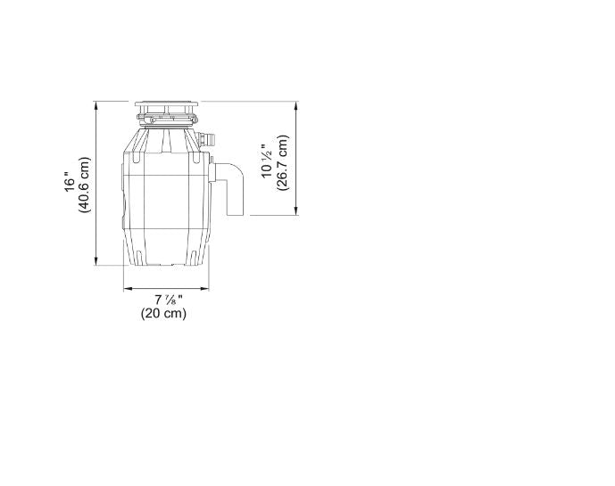 Franke 1 1/4 HP Food Waste Disposer - FWDJ125