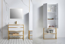 Bagno Italia Geneva Bathroom Vanity Collection (Linen Cabinet Sold Separately)