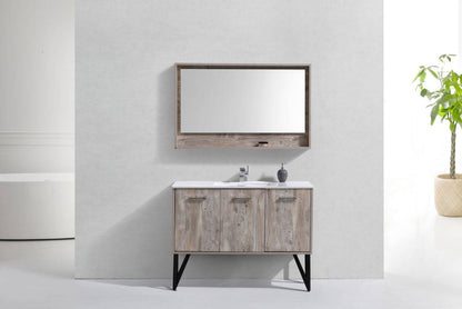 Kube Bath Bosco 48" Bathroom Vanity With White Quartz Countertop With 2 Doors And 2 Drawers KB48 - Renoz