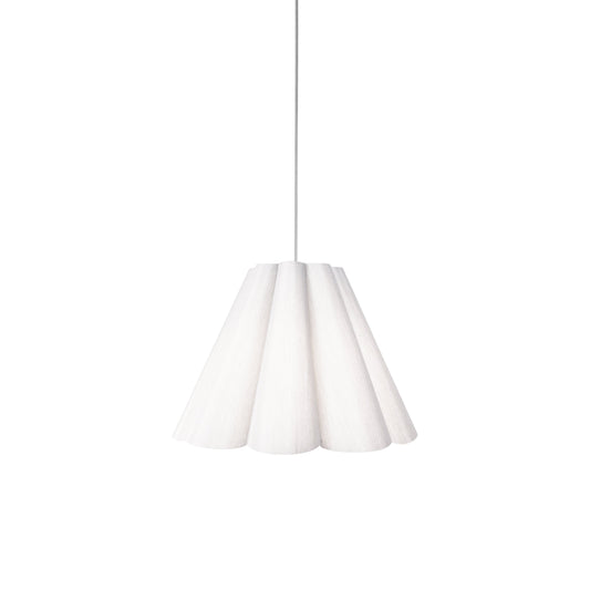 Dainolite 4 Light Kendra Pendant JTone White, Small Polished Chrome - Renoz