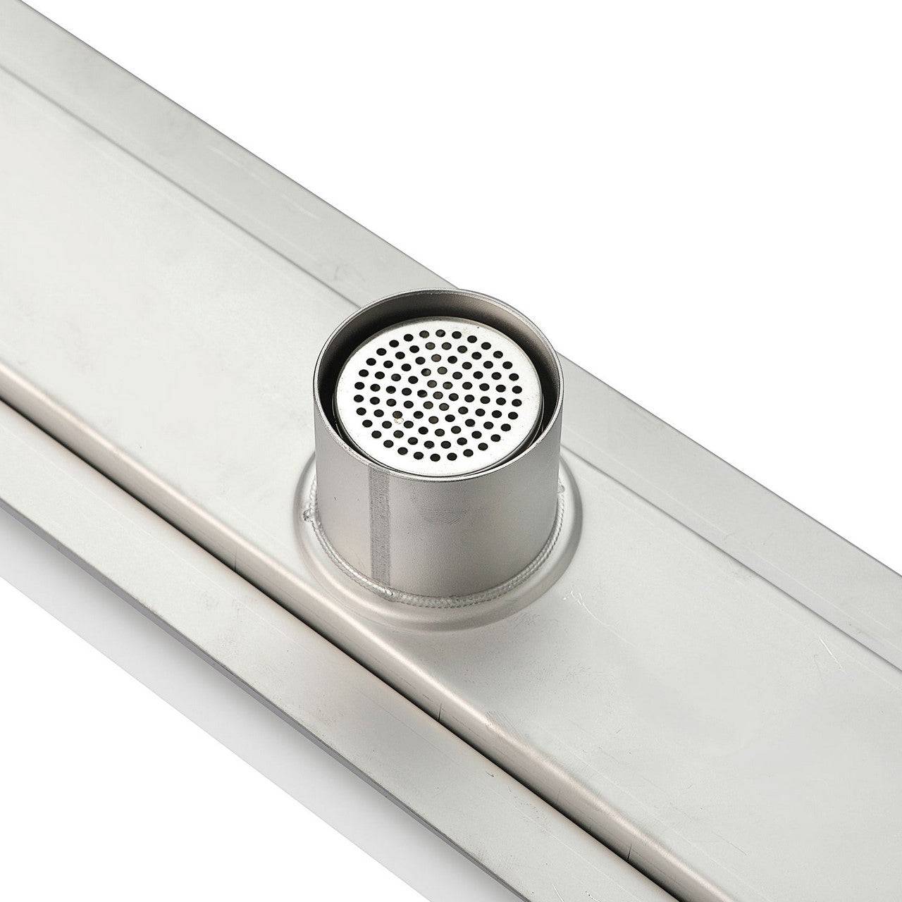 Kube Bath 28" Stainless Steel Pixel Grate Shower Drain - Renoz