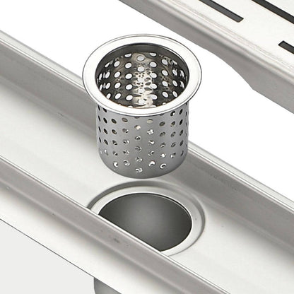 Kube Bath 36" Stainless Steel Tile Grate Shower Drain - Renoz