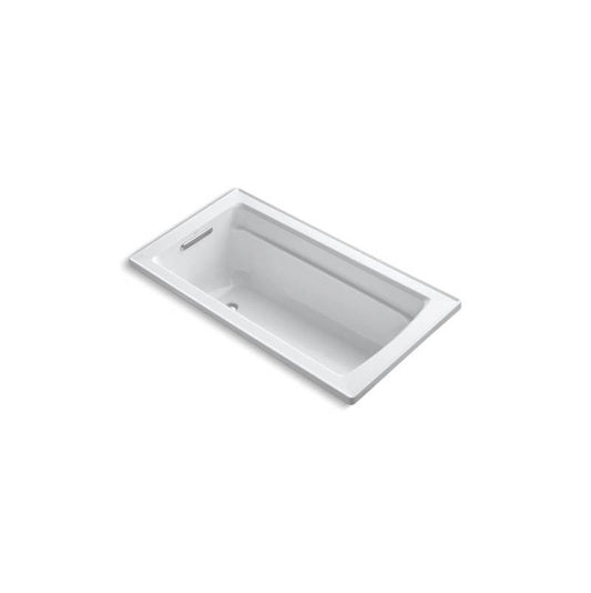 Kohler Archer 60" X 32" Drop-In Bathtub With Reversible Drain - White - Renoz