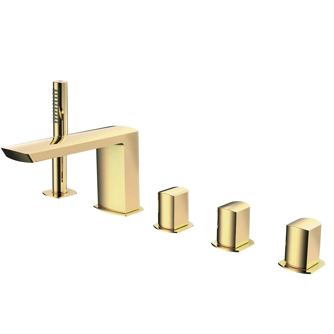 PierDeco Design Palazzani 5 Hole Roman Bath Faucet With Deviator - 011384-XX