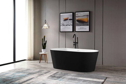 Bagno Italia Monaco One Piece Free Standing Bathtub 59" and 67" - Renoz