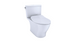 Toto Nexus Two Piece Toilet, 1.28 GPF, Elongated Bowl Slim Seat - Renoz