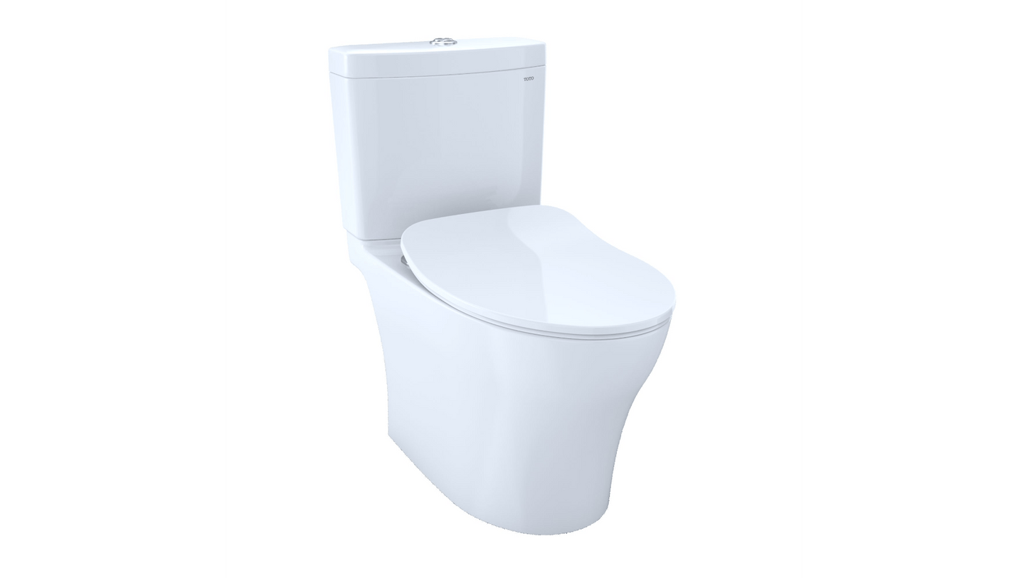 Toto Aquia IV Toilet 1.28 GPF & 0.8 GPF, Elongated Bowl Washlet+ Connection Slim Seat - Renoz