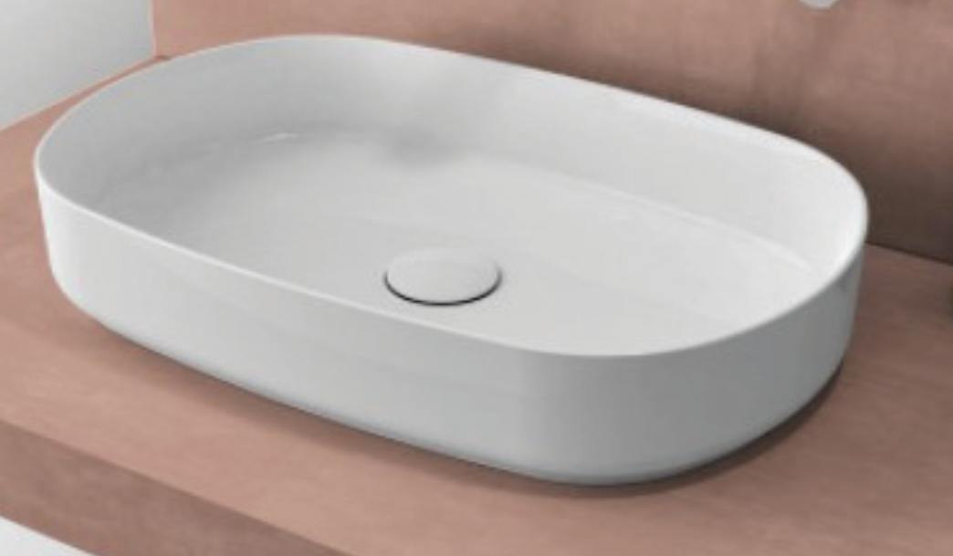 Streamline Cavalli MY-655 Oval Vessel Basin Bathroom Sink - Renoz