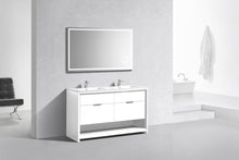 Kube Bath Nudo 60″ Double Sink Modern Bathroom Vanity