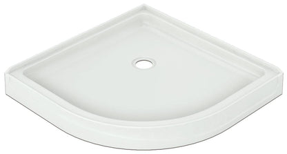 ZITTA Shower tray corner 36x36 white - Renoz