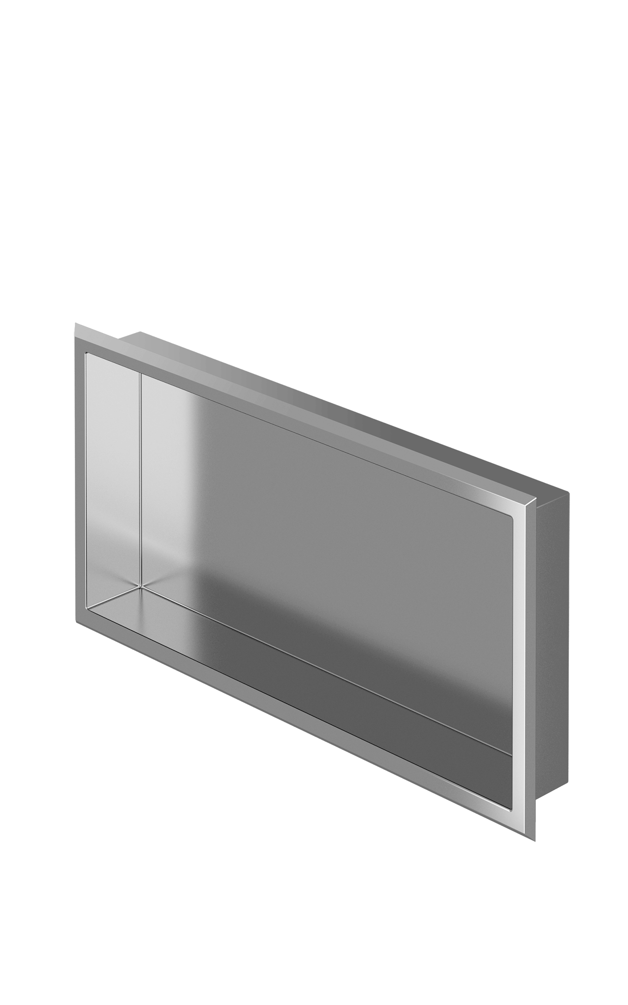 Zitta Stainless Steel Niche 12" x 24" x 3" (305mm X 610mm X 76mm) - Renoz