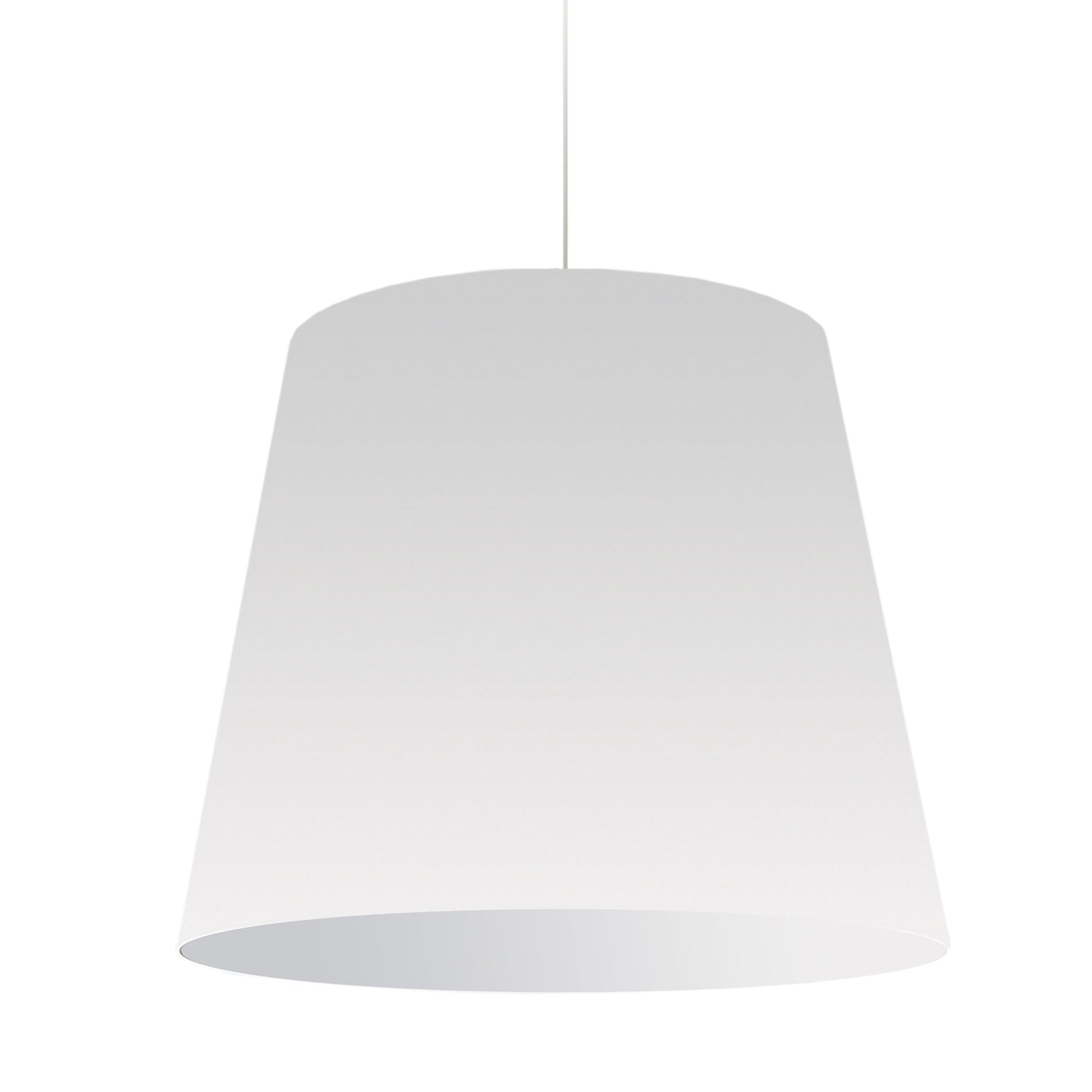 Dainolite 1 Light Oversized Drum Pendant Large White Shade - Renoz