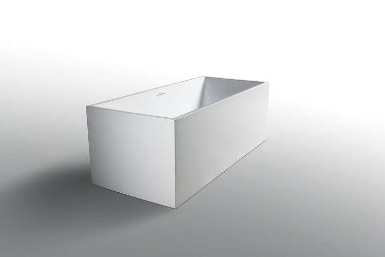 Bagno Italia Piazza One Piece Free Standing Bathtub 59" and 67" - Renoz