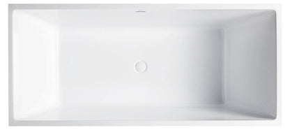 Bagno Italia Piazza One Piece Free Standing Bathtub 59" and 67" - Renoz