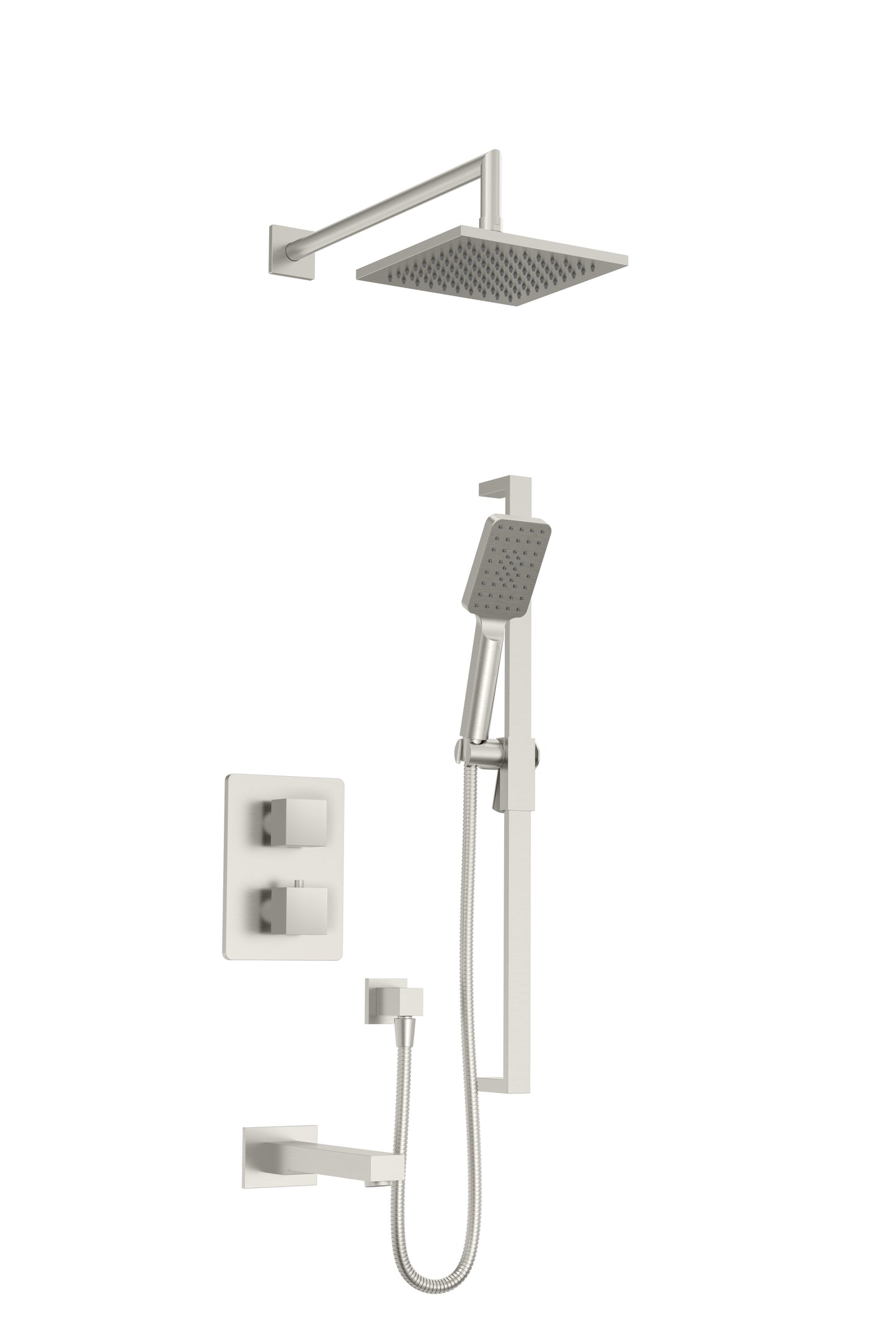 Ensemble de douche thermostatique complet à pression équilibrée Baril (REC B05 4305)