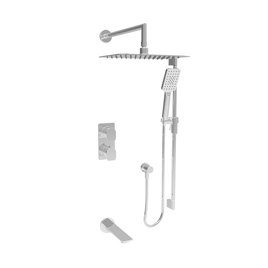 Ensemble complet de douche thermostatique à pression équilibrée Baril (PETITE B04 4316)