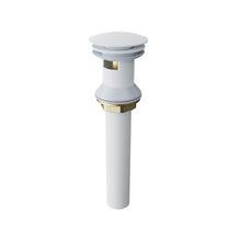 Baril Push-button Pop-up Drain for Lavatory With Overflow