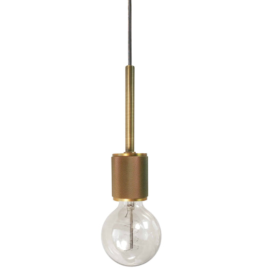 Dainolite 1 Light Incandescent Pendant, Aged Brass 1.9 inch - Renoz