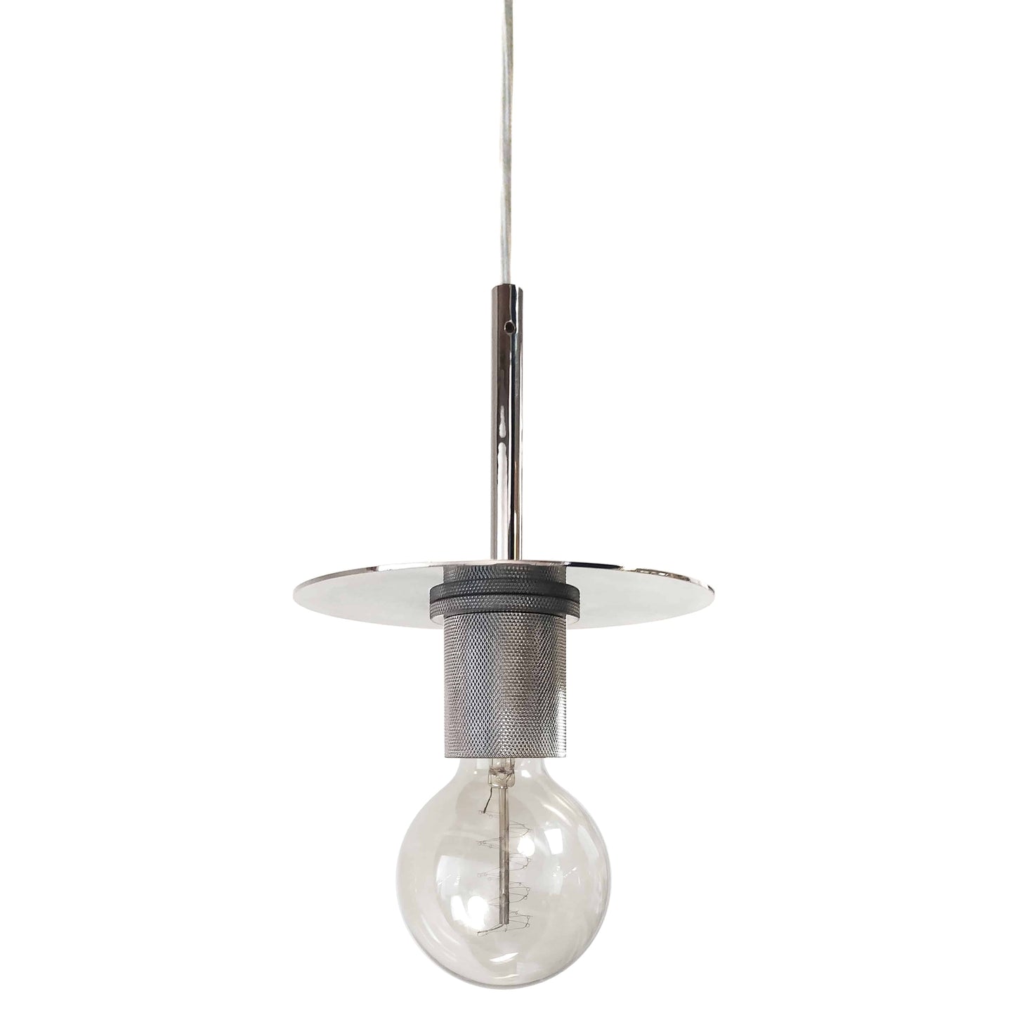 Dainolite 1 Light Incandescent Pendant, Polished Chrome 8 inch - Renoz