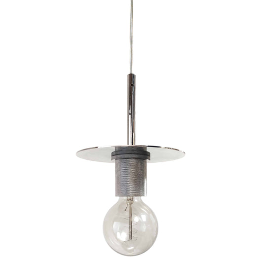 Dainolite 1 Light Incandescent Pendant, Polished Chrome 8 inch - Renoz