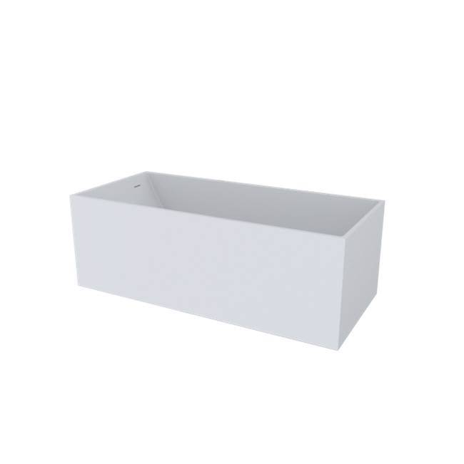 Slik Portfolio Bath Kuadra Slikcast Matte White 63" x 28.5" x 21.75" Elevation System - Renoz