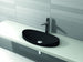 PierDeco Design Built-in Matte Black Washbasin Without Overflow - C53311M-SPOOL 65 NERO OPACO