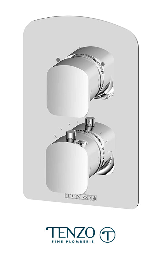 Tenzo - Vanne thermostatique Delano avec 2 fonctions DET32