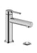 Tenzo - Robinet de lavabo monotrou Mylo chrome avec drain (trop-plein)